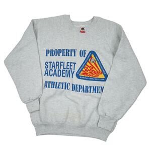 Vintage Startrek The Next Generation Starfleet Academy Graphic Sweatshirt